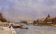 Stanislas lepine Paris,Pont des Arts oil painting picture wholesale